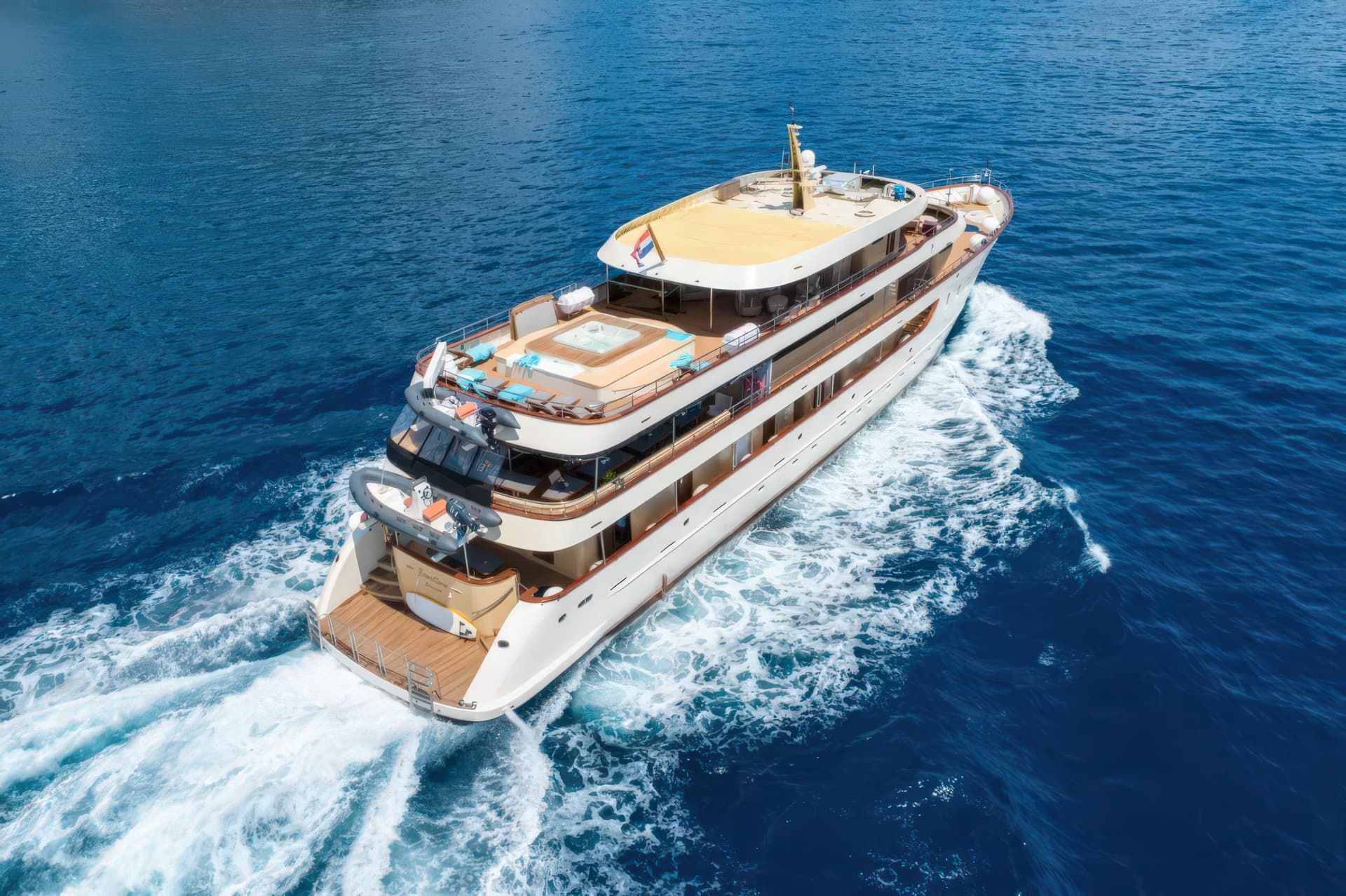 Yacht on the Adriatic